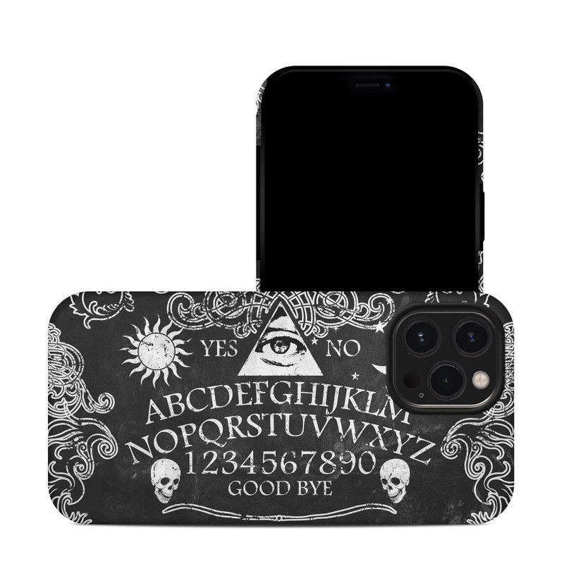 iPhone 12 Pro Max Hybrid Case design of Text, Font, Pattern, Design, Illustration, Headpiece, Tiara, Black-and-white, Calligraphy, Hair accessory with black, white, gray colors