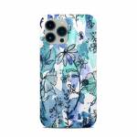 Blue Ink Floral iPhone 13 Pro Max Clip Case