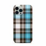 Turquoise Plaid iPhone 13 Pro Max Clip Case