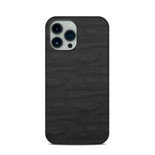 Black Woodgrain iPhone 13 Pro Max Clip Case