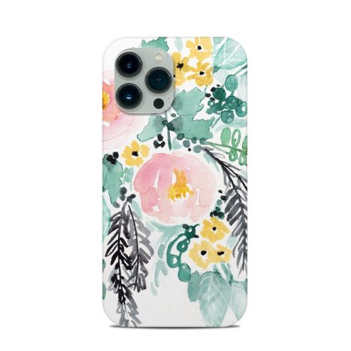 Blushed Flowers iPhone 13 Pro Max Clip Case