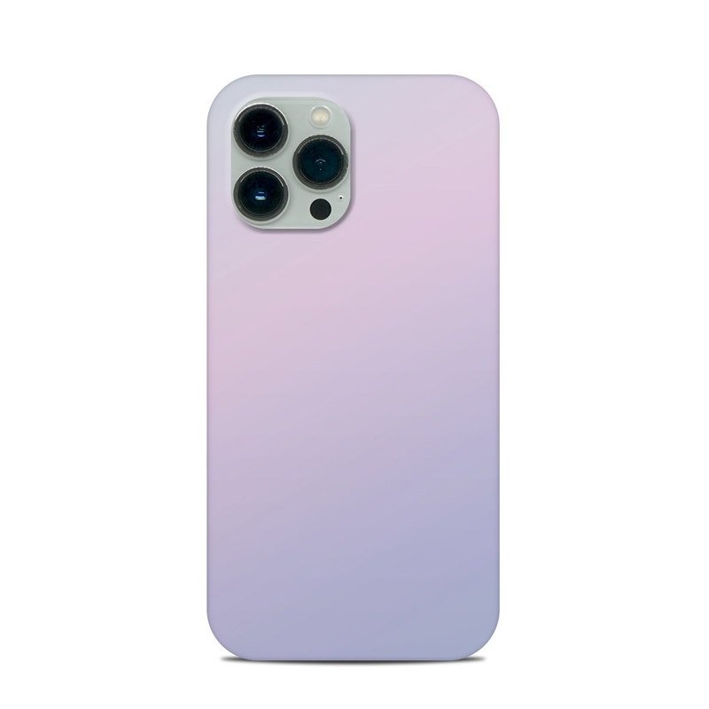 iPhone 13 Pro Max Clip Case design of White, Blue, Daytime, Sky, Atmospheric phenomenon, Atmosphere, Calm, Line, Haze, Fog with pink, purple, blue colors