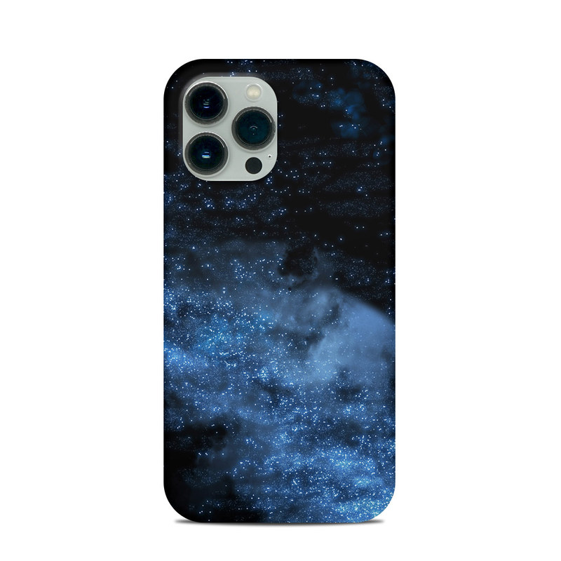 iPhone 13 Pro Max Clip Case design of Sky, Atmosphere, Black, Blue, Outer space, Atmospheric phenomenon, Astronomical object, Darkness, Universe, Space with black, blue colors