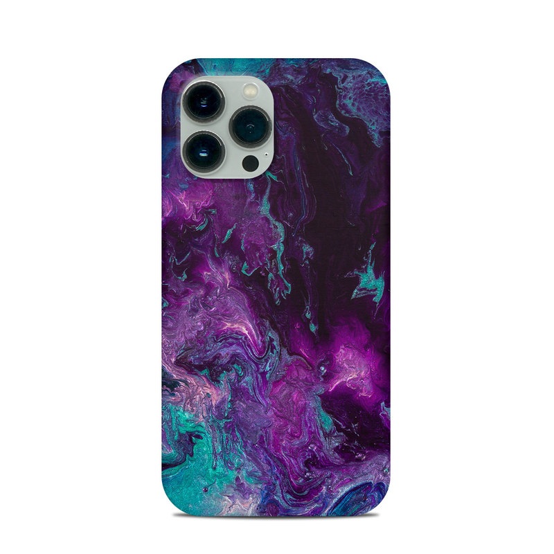 iPhone 13 Pro Max Clip Case design of Blue, Purple, Violet, Water, Turquoise, Aqua, Pink, Magenta, Teal, Electric blue with blue, purple, black colors