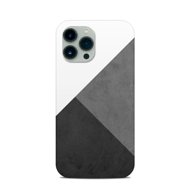 iPhone 13 Pro Max Clip Case design of Black, White, Black-and-white, Line, Grey, Architecture, Monochrome, Triangle, Monochrome photography, Pattern with white, black, gray colors