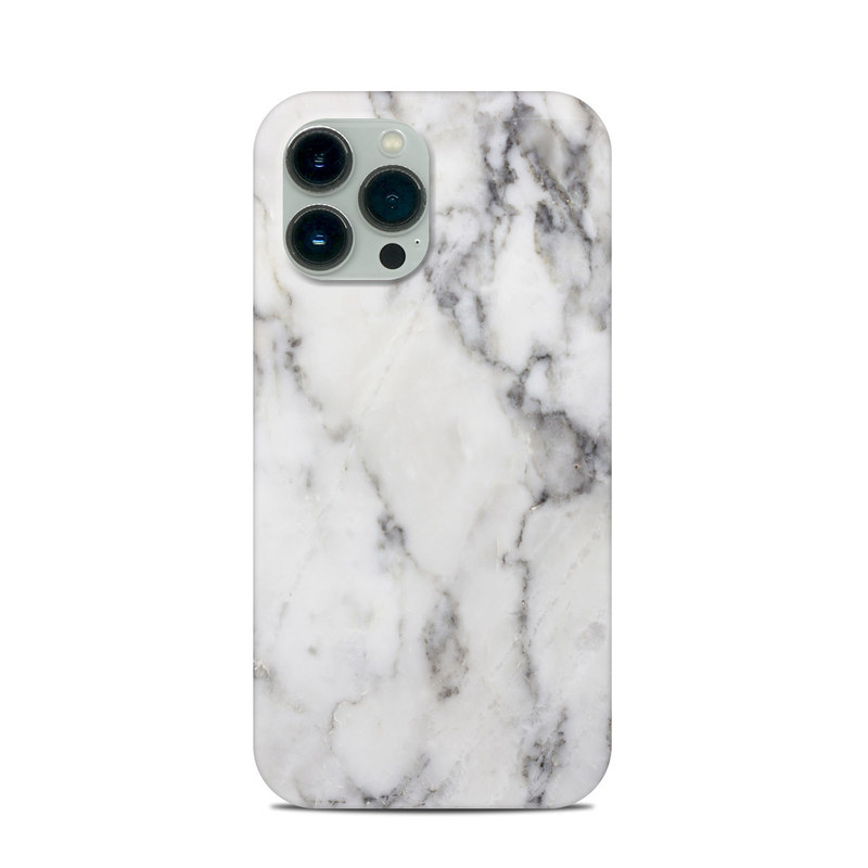 iPhone 13 Pro Max Clip Case design of White, Geological phenomenon, Marble, Black-and-white, Freezing with white, black, gray colors