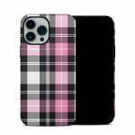 Pink Plaid iPhone 13 Pro Max Hybrid Case