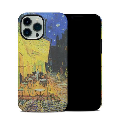 Cafe Terrace At Night iPhone 13 Pro Max Hybrid Case