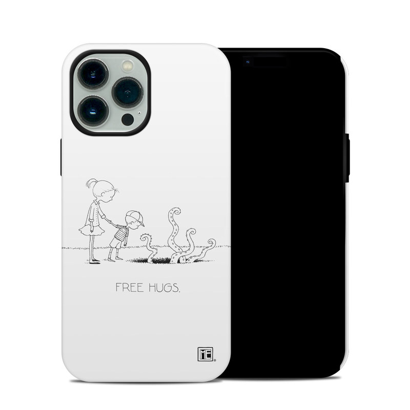 iPhone 13 Pro Max Hybrid Case design of Line art, Cartoon, Text, Drawing, Illustration, Coloring book, Black-and-white, Child, Art with black, white colors
