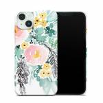 Blushed Flowers iPhone 14 Plus Clip Case