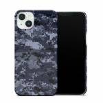 Digital Navy Camo iPhone 14 Plus Clip Case