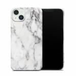 White Marble iPhone 14 Plus Clip Case