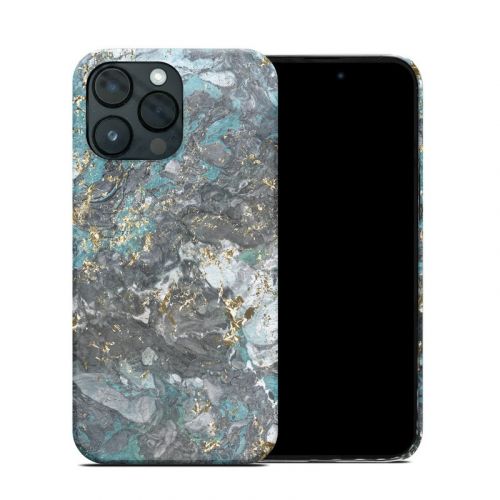 Gilded Glacier Marble iPhone 14 Pro Max Clip Case