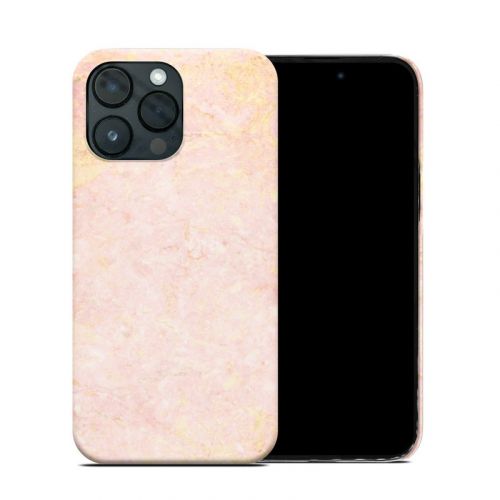 Rose Gold Marble iPhone 14 Pro Max Clip Case