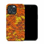 Digital Orange Camo iPhone 14 Pro Max Hybrid Case