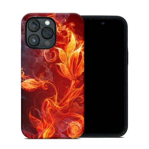 Flower Of Fire iPhone 14 Pro Max Hybrid Case