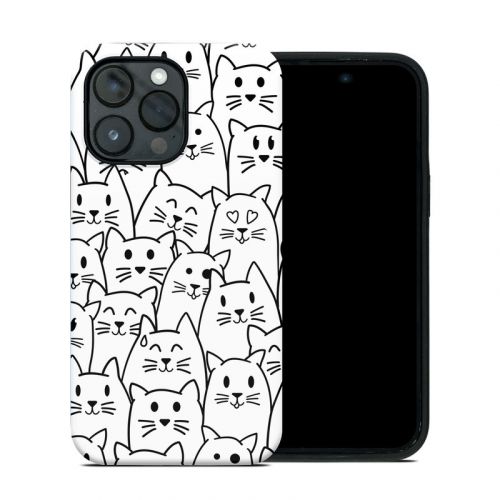 Moody Cats iPhone 14 Pro Max Hybrid Case
