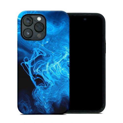 Blue Quantum Waves iPhone 14 Pro Max Hybrid Case