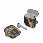Black Gold Marble Apple AirPods Case