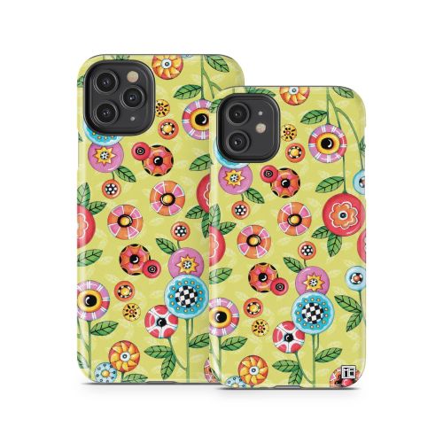 Button Flowers iPhone 11 Series Tough Case