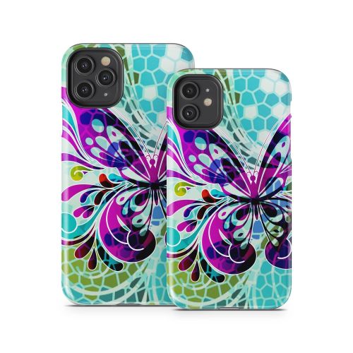 Butterfly Glass iPhone 11 Series Tough Case