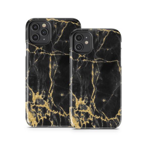 Black Gold Marble iPhone 11 Series Tough Case