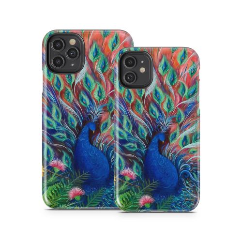 Coral Peacock iPhone 11 Series Tough Case