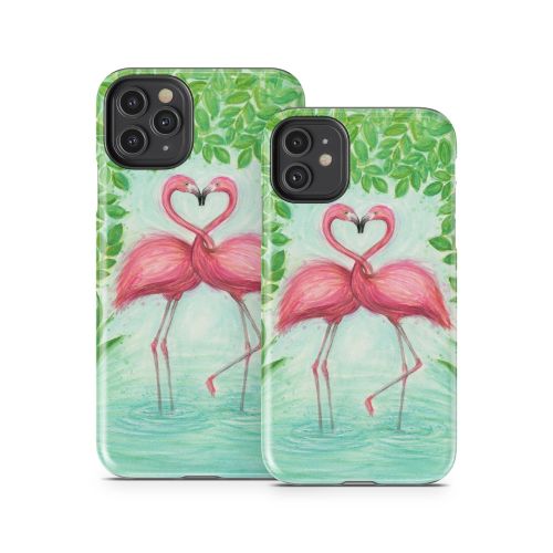 Flamingo Love iPhone 11 Series Tough Case
