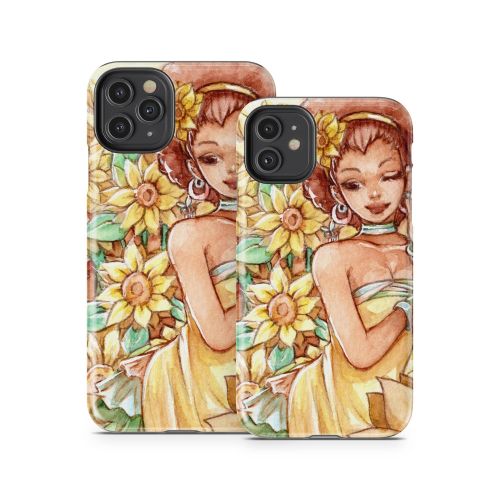 Lady Sunflower iPhone 11 Series Tough Case