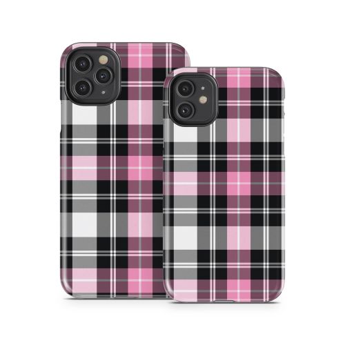 Pink Plaid iPhone 11 Series Tough Case
