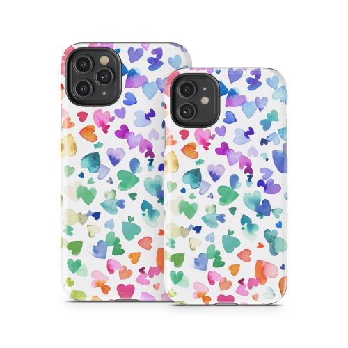 Valentines Love Hearts iPhone 11 Series Tough Case