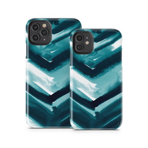 Watercolor Chevron iPhone 11 Series Tough Case