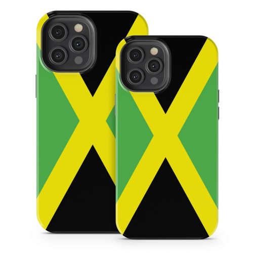 Jamaican Flag iPhone 12 Series Tough Case