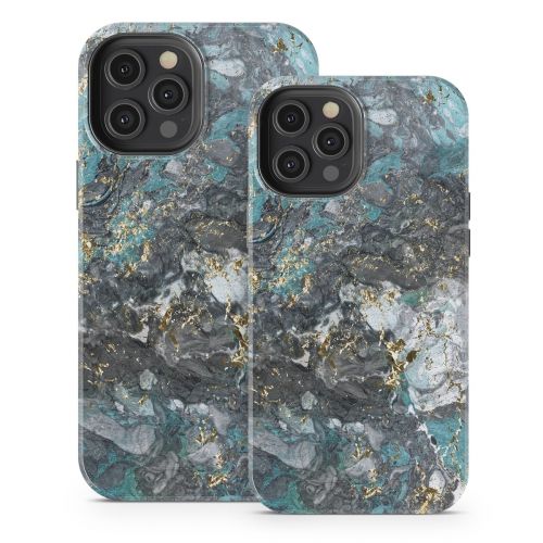 Gilded Glacier Marble iPhone 12 Series Tough Case