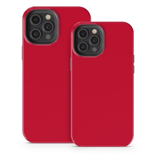 Solid State Red iPhone 12 Series Tough Case