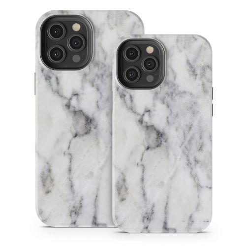 White Marble iPhone 12 Series Tough Case