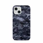 Digital Navy Camo iPhone 13 Clip Case