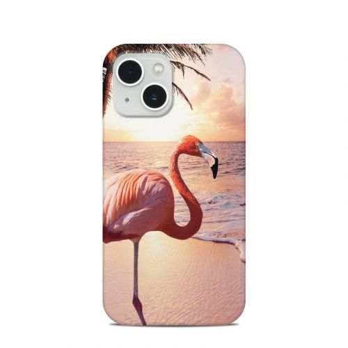 Flamingo Palm iPhone 13 Clip Case