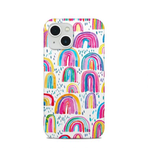 Watercolor Rainbows iPhone 13 Clip Case