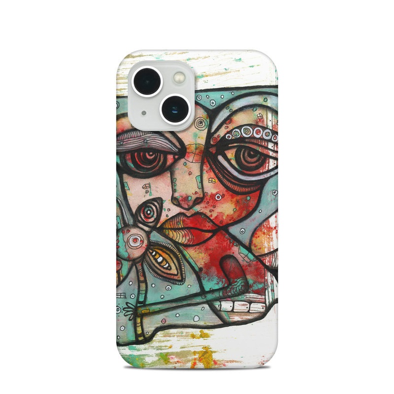 iPhone 13 Clip Case design of Modern art, Art, Painting, Illustration, Visual arts, Psychedelic art, Acrylic paint, Watercolor paint, Graffiti, Drawing with gray, black, red, green, blue, white colors