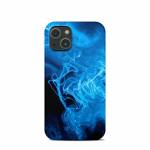 Blue Quantum Waves iPhone 13 mini Clip Case