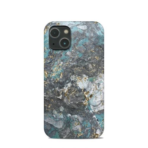 Gilded Glacier Marble iPhone 13 mini Clip Case