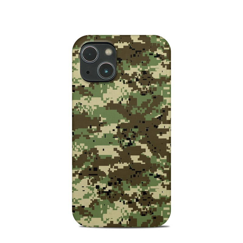 iPhone 13 mini Clip Case design of Military camouflage, Pattern, Camouflage, Green, Uniform, Clothing, Design, Military uniform with black, gray, green colors