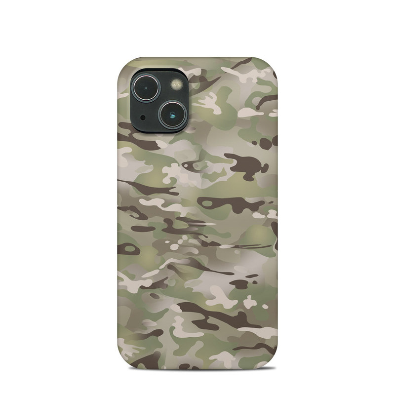 iPhone 13 mini Clip Case design of Military camouflage, Camouflage, Pattern, Clothing, Uniform, Design, Military uniform, Bed sheet with gray, green, black, red colors