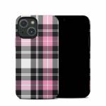Pink Plaid iPhone 13 mini Hybrid Case