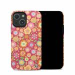 Flowers Squished iPhone 13 mini Hybrid Case