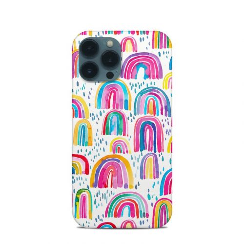 Watercolor Rainbows iPhone 13 Pro Clip Case