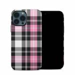 Pink Plaid iPhone 13 Pro Hybrid Case
