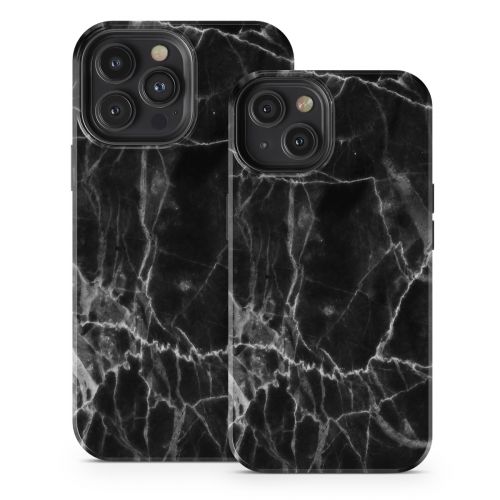 Black Marble iPhone 13 Series Tough Case