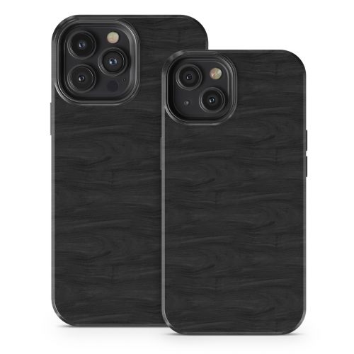 Black Woodgrain iPhone 13 Series Tough Case